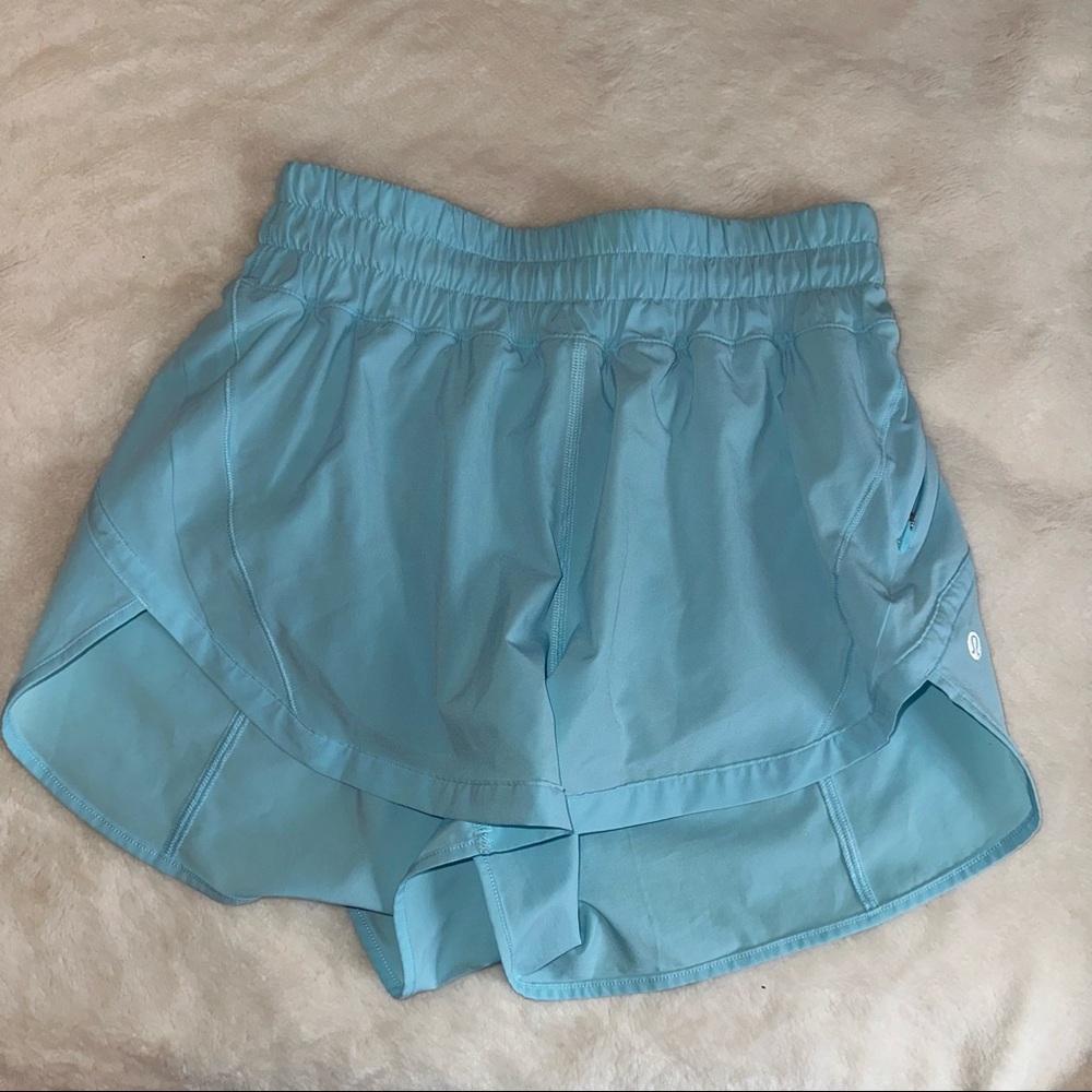 Track that high-rise Lululemon 3” shorts